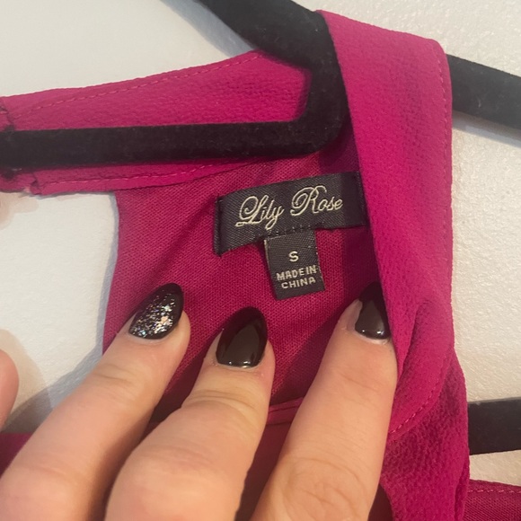 Lily Rose Fuchsia Dress - Picture 2 of 2